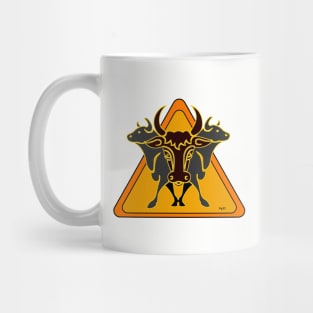 Country Western Bull Tattoo Mug